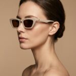 Vanessa Γυαλιά ηλίου μπεζ καφέ φακοί